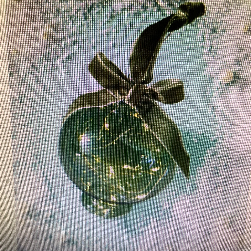 ❤️ ANTHROPOLOGIE STELLAR GLASS LIGHT UP ORNAMENT GREEN NEW